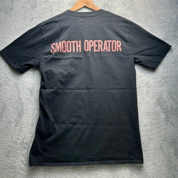 Sade Smooth Operator Graphic Shirt Mens Medium Black Band Tee Portrait Short Slv - Picture 2 of 7